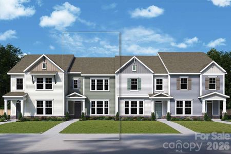 New construction Townhouse house 10114 Mamillion Dr, Huntersville, NC 28078 plan The Parklane - image