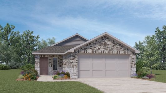 New construction Single-Family house 2008 Arbuckle Dr, Leander, TX 78641 plan The Caroline - image