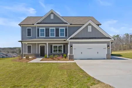 New construction Single-Family house 89 Boggs Rd, Williamston, SC 29697 plan (SC) Hayden A 3 Front Entry - image