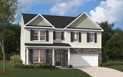 New construction Single-Family house 1208 Mossy Glade Rd, Apex, NC 27052 plan The Shiloh II - image