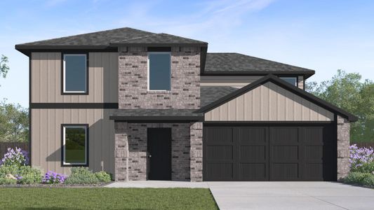 New construction Single-Family house 156 Baby Calf Roping Rd, Jarrell, TX 76537 plan Cooper - image