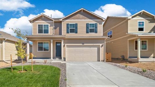 New construction Single-Family house 43156 Capilano Club Ct, Elizabeth, CO 80107 PENDLETON- photo 0