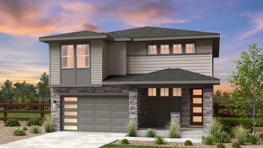 New construction Single-Family house 8742 Yellowcress St, Littleton, CO 80125 plan Eagle - image