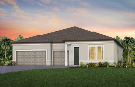 New construction Single-Family house 11355 Osprey Preserve Place, Riverview, FL 33569 Merlot- photo 0