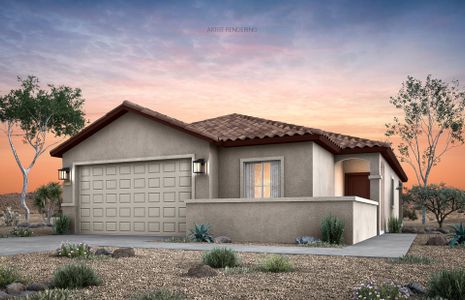 New construction Single-Family house 42970 Pablo Dr, Maricopa, AZ 85138 plan Marigold - image