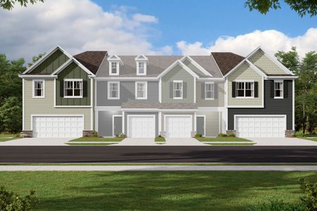 New construction Townhouse house 795 Kitfox Dr Nw, Concord, NC 28027 plan Catawba - image