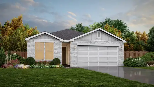 New construction Single-Family house 233 Gathering Dr, San Antonio, TX 78253 plan Creek View - image