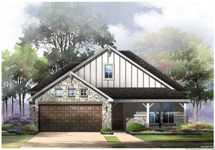 New construction Single-Family house 3013 Ashby Park, Bulverde, TX 78163 Locke : 50-2265F.1- photo 0