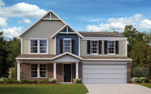 New construction Single-Family house 850 Crystal Lakes Pkwy, Hoschton, GA 30548 plan Yosemite - image