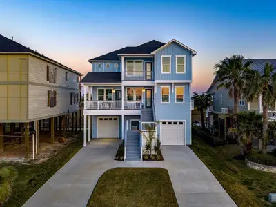 New construction Single-Family house 9417 Vista Bella, Galveston, TX 77554 - image