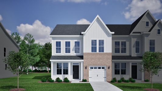 New construction Single-Family house 1219 Bell Heather Rd, Durham, NC 27703 plan Hyacinth - image