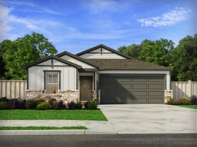 New construction Single-Family house 4209 Azalea Aly, Marion, TX 78124 plan The Spade (802) - image