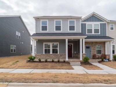 New construction Townhouse house 723 Chandler Stone Dr, Zebulon, NC 27597 plan Lakewood - image