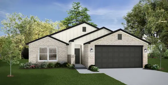 New construction Single-Family house 405 Mustang Lp, Nolanville, TX 76559 plan Lampasas - image