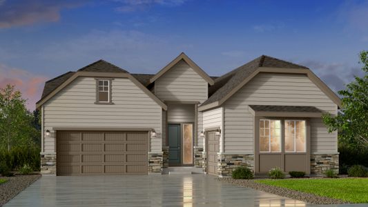 New construction Single-Family house 16575 Black Rose Circle, Parker, CO 80134 Columbine- photo 0