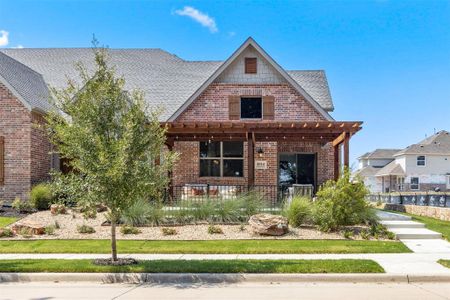 New construction Townhouse house 8314 Cottonwood Creek Trail, Rowlett, TX 75098 The Bayside- photo 0