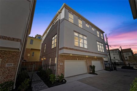 New construction Townhouse house 5407 Dickson, Houston, TX 77007 - image
