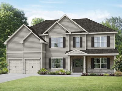 New construction Single-Family house 3260 Lions Ruby Ln, Atlanta, GA 30349 plan The Rosewood - image