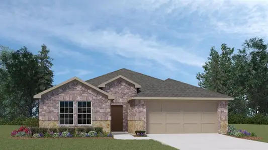 New construction Single-Family house 1020 Newport Dr, Ferris, TX 75125 plan Elgin - image