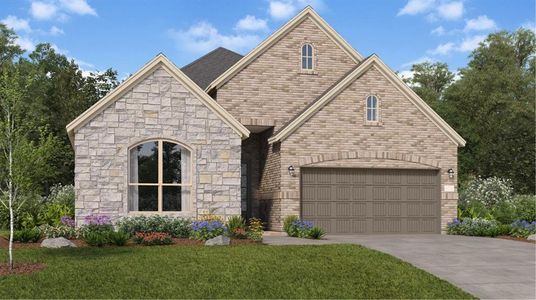 New construction Single-Family house 5206 Fig Tree Lane, Manvel, TX 77578 Hillwood- photo 0