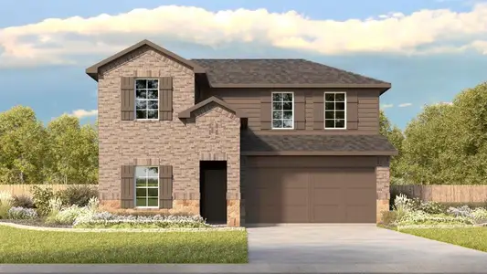 New construction Single-Family house 3401 Marie Dr, Sherman, TX 75090 plan X35M Murray - image