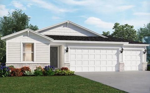 New construction Single-Family house 94 Tequesta Ct, Palm Coast, FL 32137 plan Davenport - image