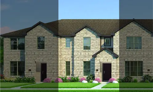 New construction Townhouse house 263 Territory Trl, Fort Worth, TX 76120 plan Crockett 5B2 - image