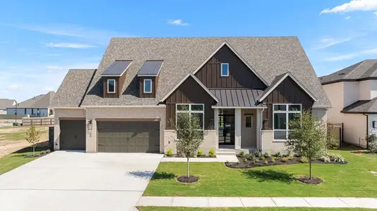 New construction Single-Family house 268 Jates Field Bnd, Liberty Hill, TX 78642 plan Treviso - image
