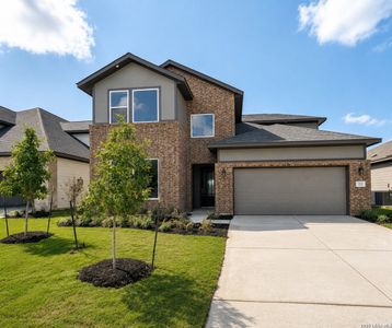 New construction Single-Family house 2713 Sierra Chicas Ln, Seguin, TX 78155 plan Marlowe - image