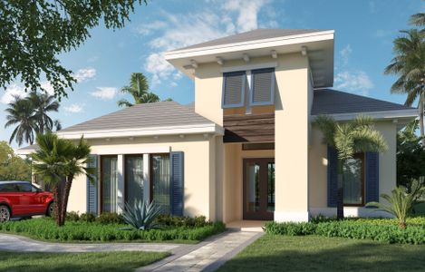 New construction Single-Family house 9637 Orchid Isles Cir, Palm Beach Gardens, FL 33412 plan Antigua - image