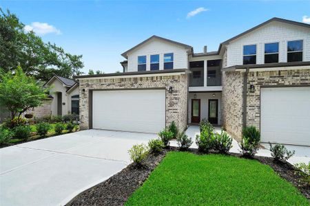 New construction Townhouse house 14828 Spica Court, Willis, TX 77318 - photo 0