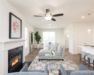 New construction Townhouse house 267 Barracks Wy, Unit 878, Hoschton, GA 30548 plan Holly - image 14