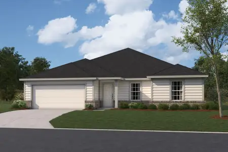 New construction Single-Family house 12725 Short Grasshopper Dr, Creedmoor, TX 78610 plan Hawkins - Smart Series - image