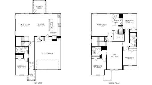 New construction Single-Family house 5955 Fallowfield Ln, Raleigh, NC 27616 plan Wilson - image