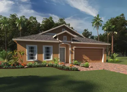 New construction Single-Family house 1652 Hamlin Ridge Rd, Minneola, FL 34715 plan Kensington Flex - image