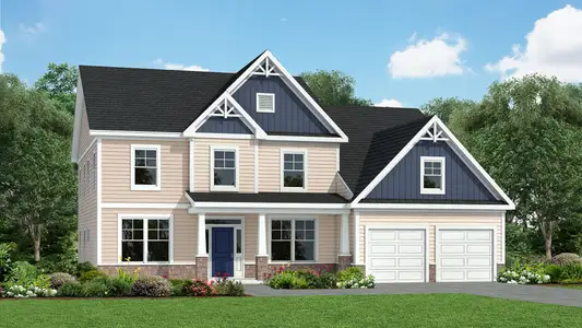 New construction Single-Family house 1141 Elk Ct, Kernersville, NC 27284 plan Jackson - Single Family Homes - image