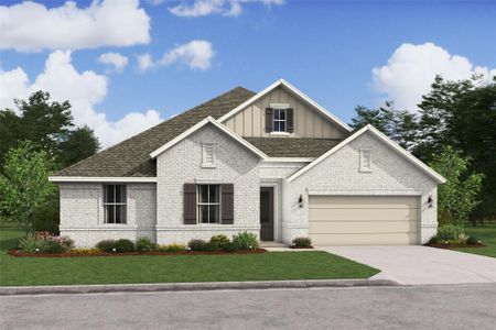 New construction Single-Family house 12025 Willow Way Ave, Mont Belvieu, TX 77535 plan Belfast ESP - image