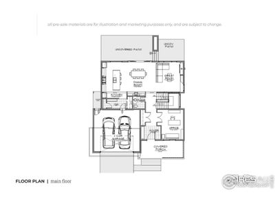 Main Floor Plan (for illustration and marketing purposes only, and are subject to change.)