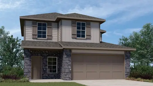 New construction Single-Family house 7714 Jeske Rd, Needville, TX 77461 plan Hanna - X30H - image