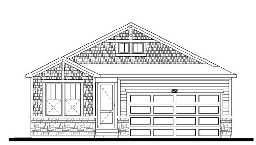 New construction Single-Family house 203 Bluebird Ave, Fort Lupton, CO 80621 plan Marston - image