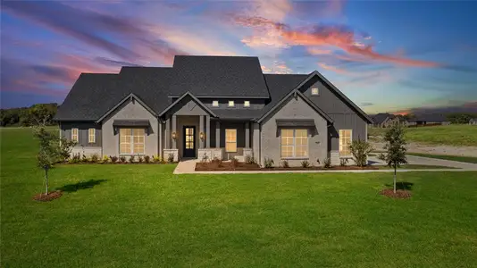 New construction Single-Family house 162 Aiden Dr, Waxahachie, TX 75165 plan Barcelona - image