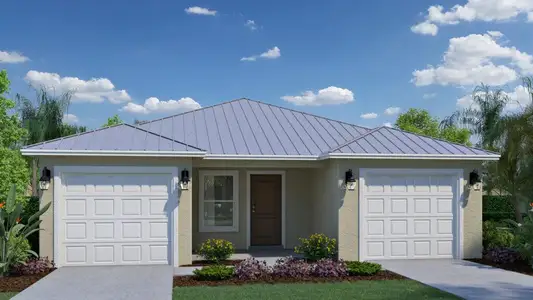 New construction Single-Family house 48 Montoya Ft, Fort Pierce, FL 34951 plan Solara - image
