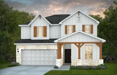 New construction Single-Family house 4113 Lily Glade Ln, Seguin, TX 78155 plan Lochridge - image