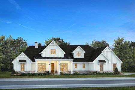 New construction Single-Family house 421 Mah Cheta, Aledo, TX 76008 plan The Houston - image