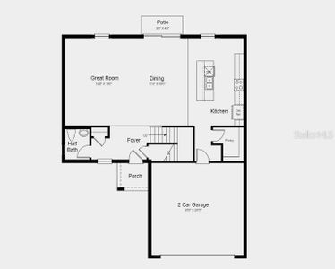 Structural options added include: Extended kitchen cabinets and covered lanai.