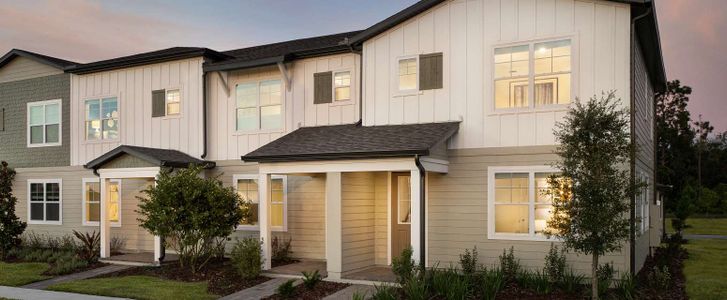 New construction Townhouse house 17551 Lake Star Rd, Winter Garden, FL 34787 plan Regina II - image