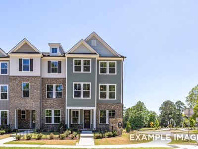 New construction Townhouse house 121 Broadway St, Knightdale, NC 27545 plan The Avery Exterior - image