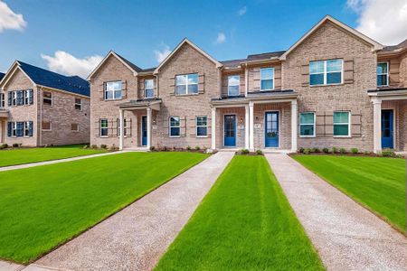 New construction Townhouse house 1824 Summer Aura, Mesquite, TX 75181 plan The Isaac - image