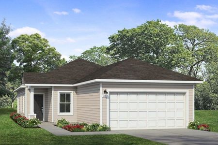 New construction Single-Family house 374 Golden Paint Trl, Liberty Hill, TX 78642 plan Cascade 1074 - image