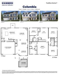 New construction Single-Family house 5007 Astra Ln, Snow Camp, NC 27349 plan Columbia - image